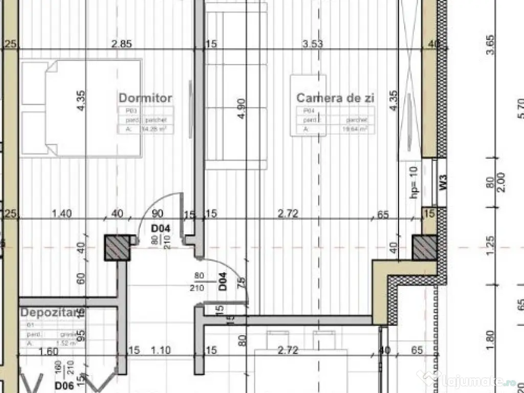 Apartamente 2 camere semifinisat in Apahida 