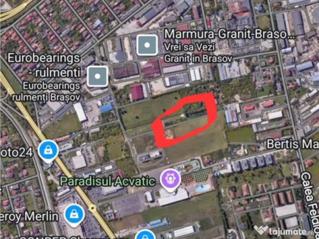 Teren cu autorizatie de constructie zona Paradisul Acvatic 