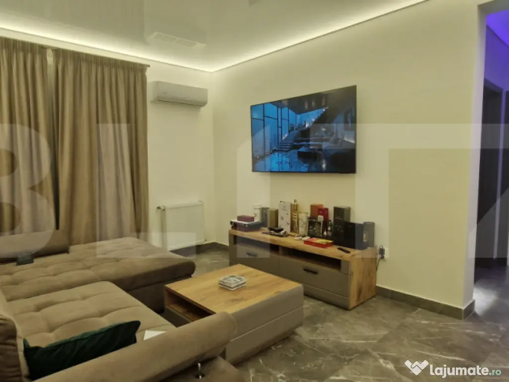 Apartament 3 camere, 62,6 mp, finisaje Premium, mobilat si