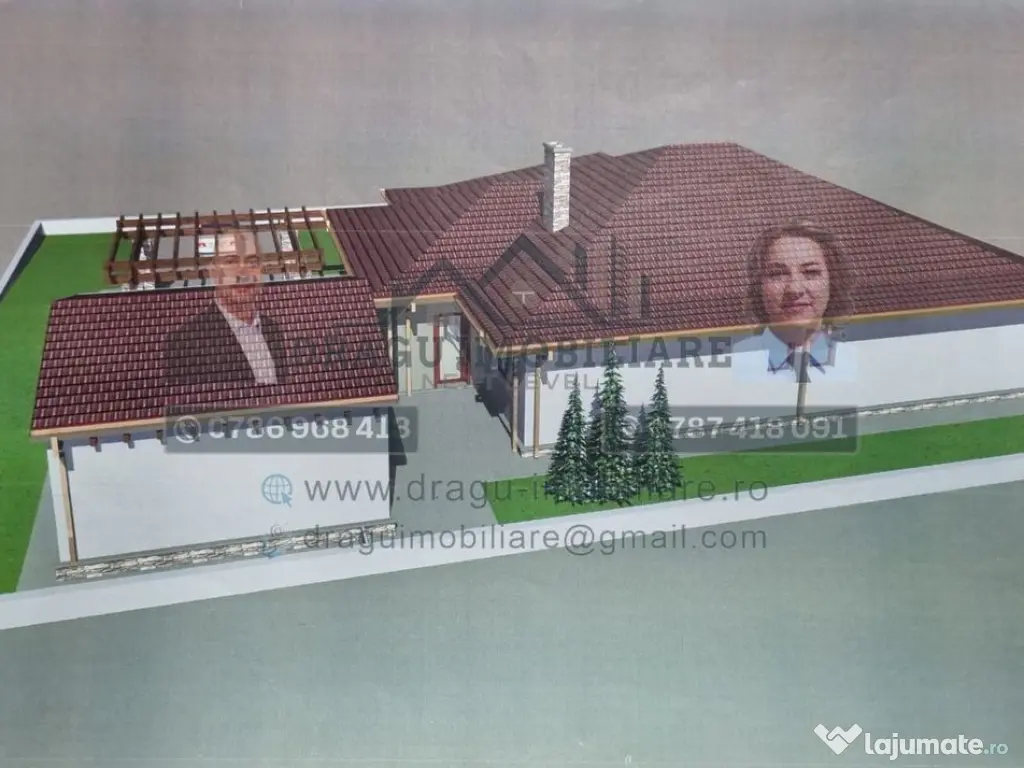 Casă modernă, teren generos – Păunești, județul Vr... 