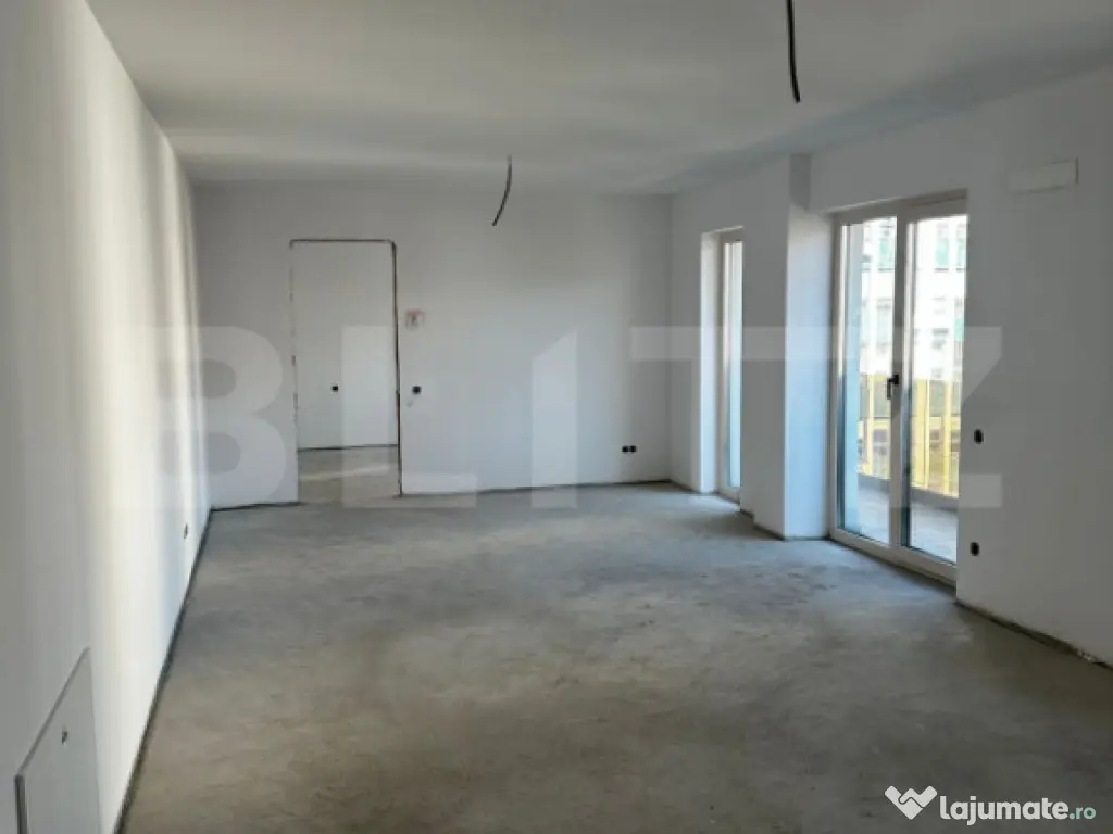 Apartament cu o camera, 42 mp, semifinisat, zona Iulius Mall