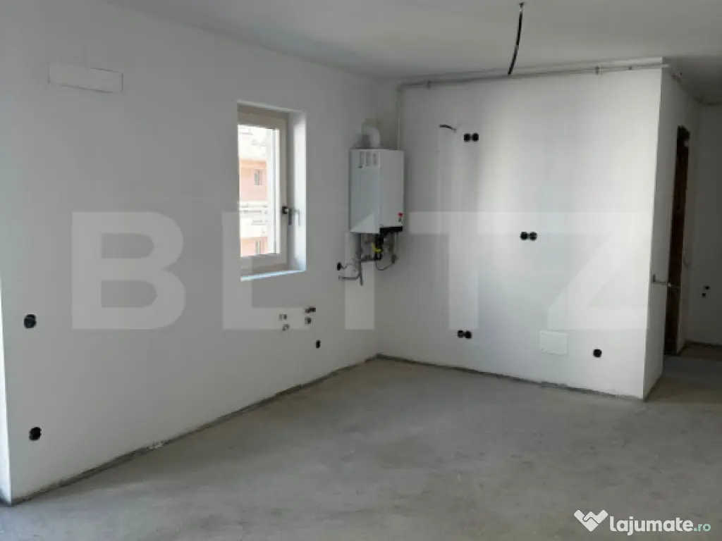 Apartament cu o camera, 42 mp, semifinisat, zona Iulius Mall