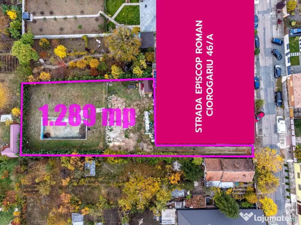 Teren 1.285 mp în Pârneava - lângă Facultatea de Medi...