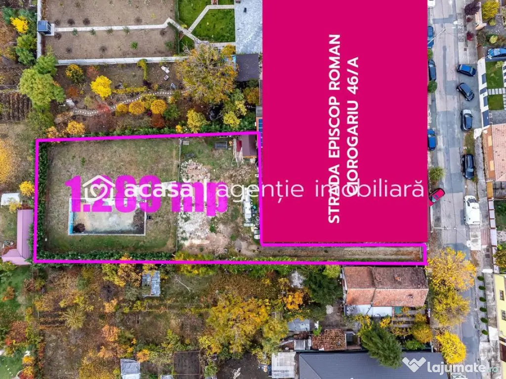 Teren 1.285 mp în Pârneava - lângă Facultatea de Medi...