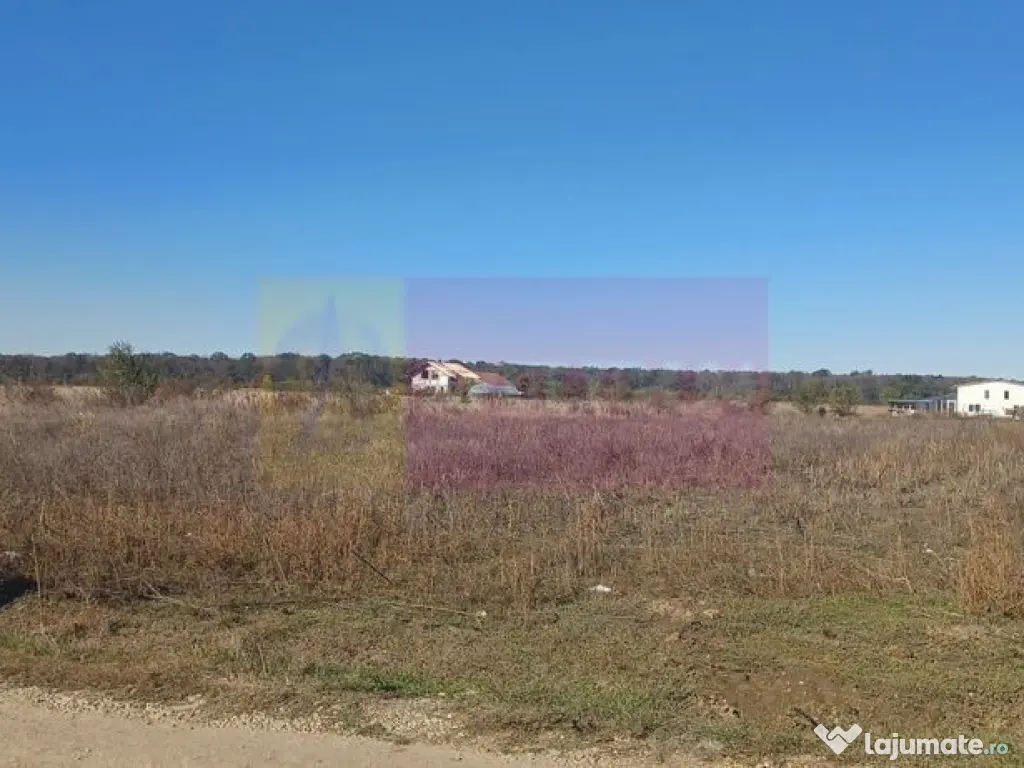 Săbăreni, teren rezidential 6290 mp, cu 52m FS, utilita... 