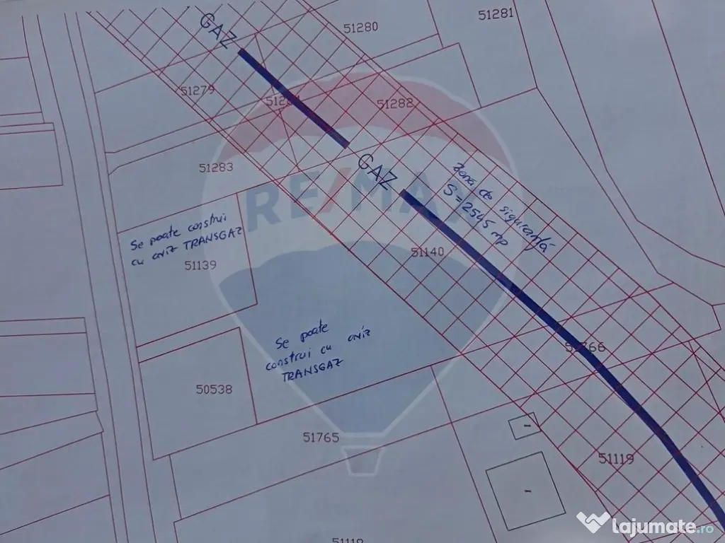 Teren de vanzare langa Primărie Coltau 