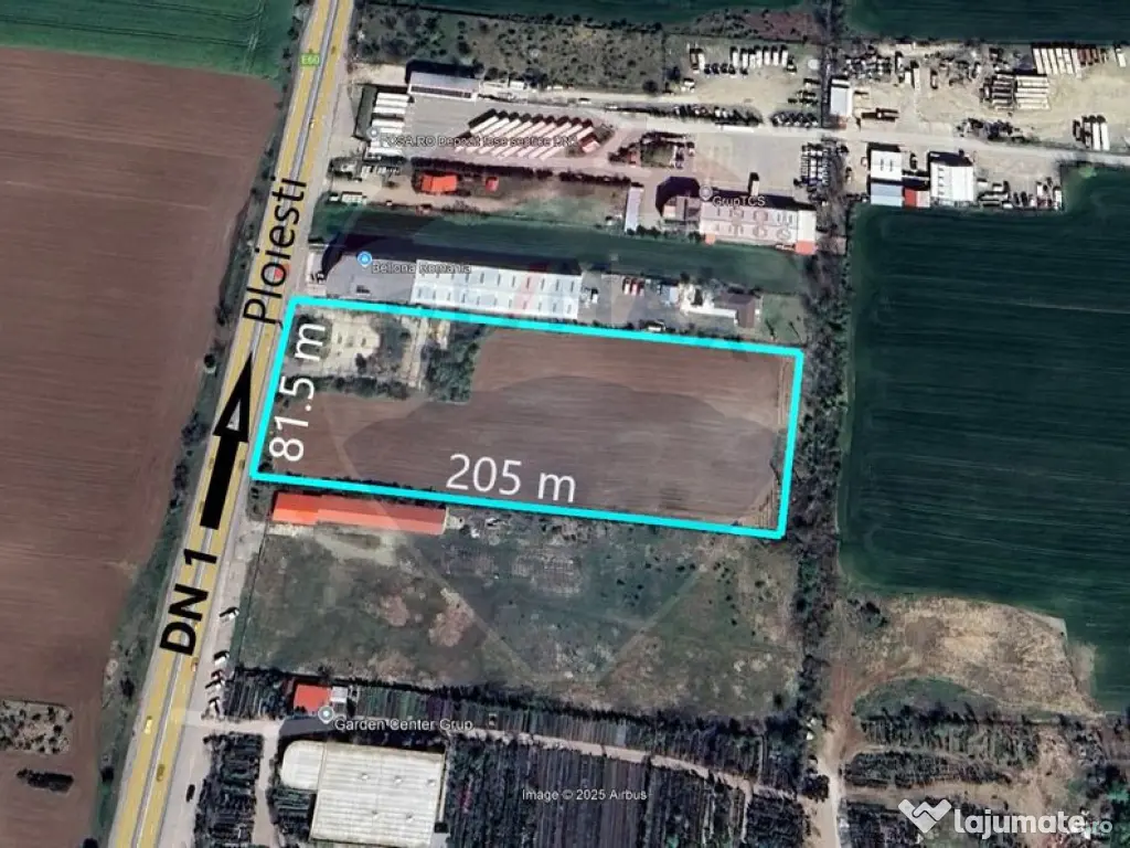 Teren intravilan 16752 mp, Tancabesti / DN 1