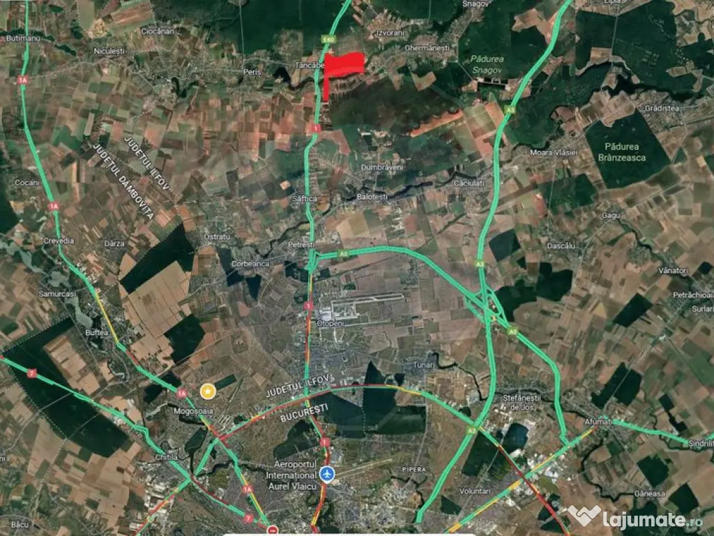 Teren intravilan 16752 mp, Tancabesti / DN 1