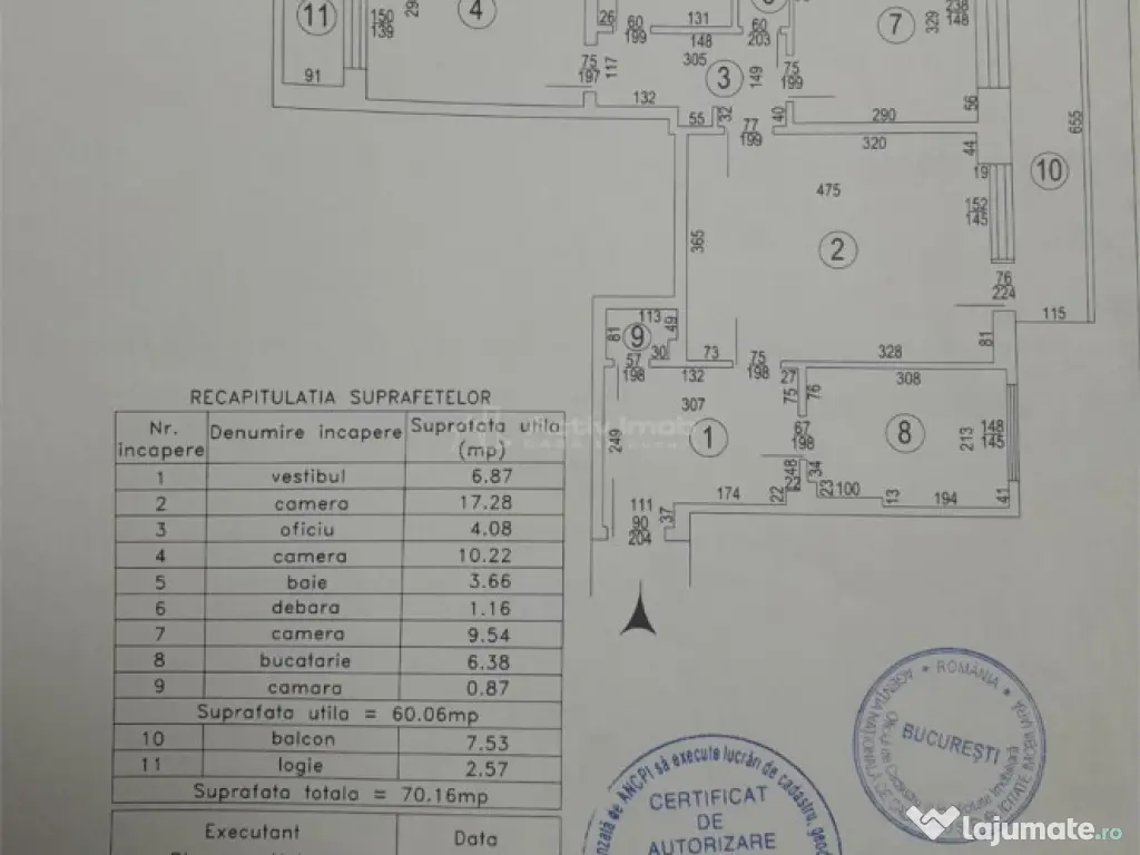 3 camere renovat - Maior Coravu - Vatra Luminoasa 