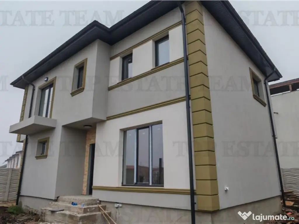 Vila cocheta, moderna, cu 4 camere si curte generoasa, toate