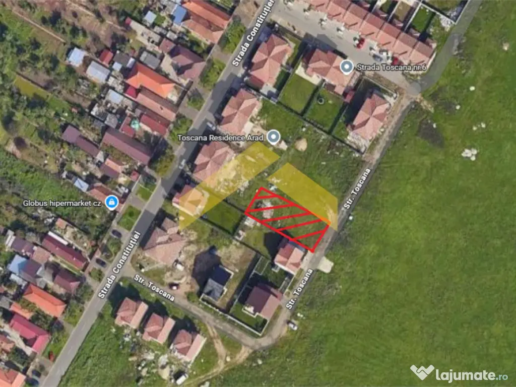 Teren de in Aradul Nou