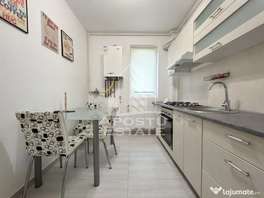 Apartament cu 2 camere mobilat decomandat la etajul 1 in ...