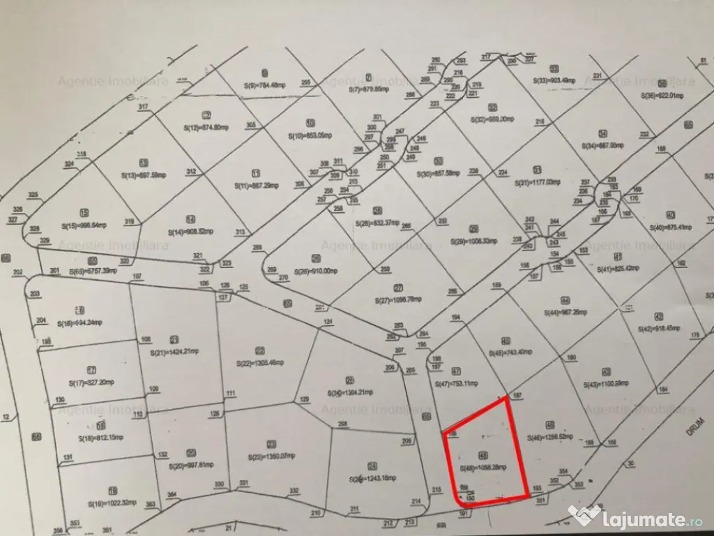 Terenul ideal 1058 mp - Lac Darvari / Fundulea