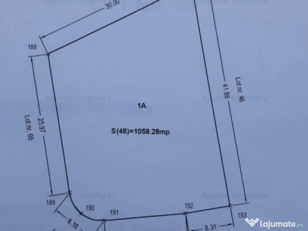 Terenul ideal 1058 mp - Lac Darvari / Fundulea