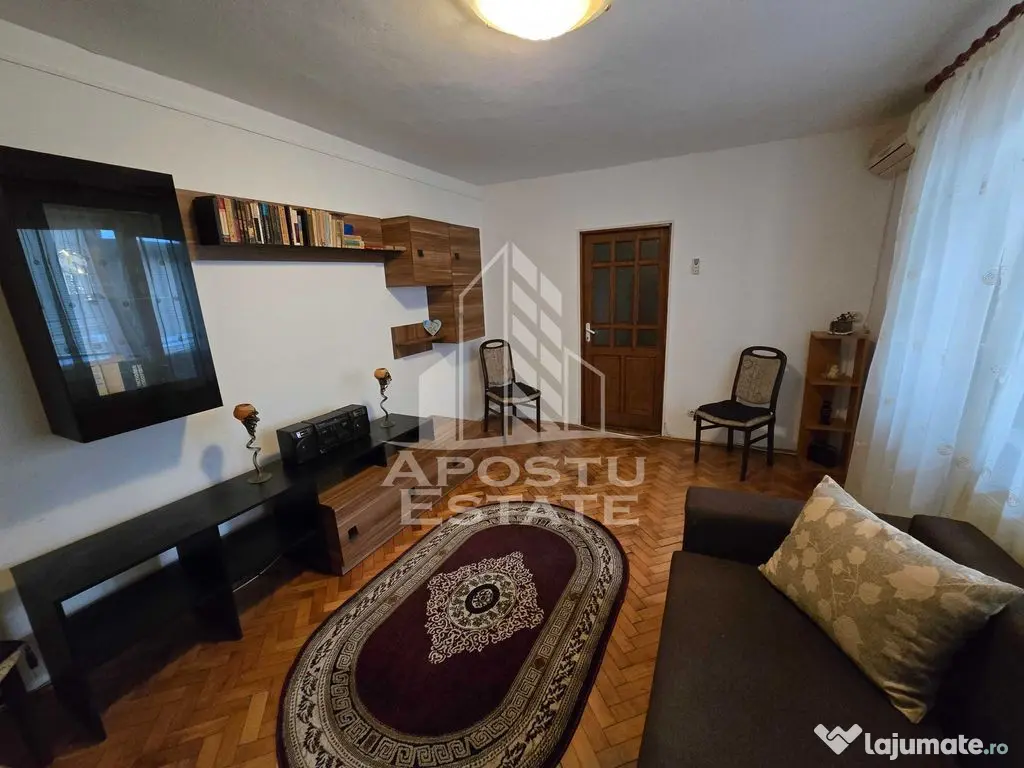 Apartament cu 2 camere, semidecomandat,centrala ,zona Dam...