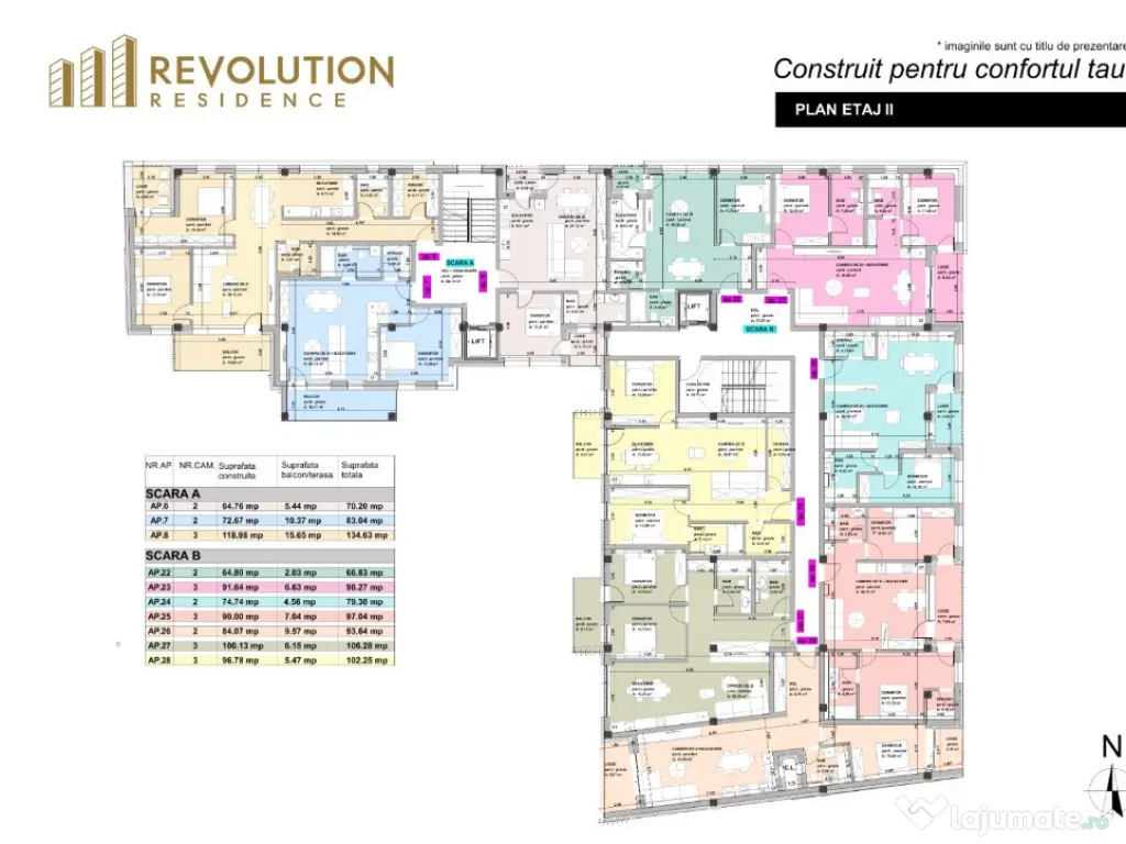 NEW!COMISION 0% - Apartamente 3 camere -Mihai Viteazu 5, Baia Mare 