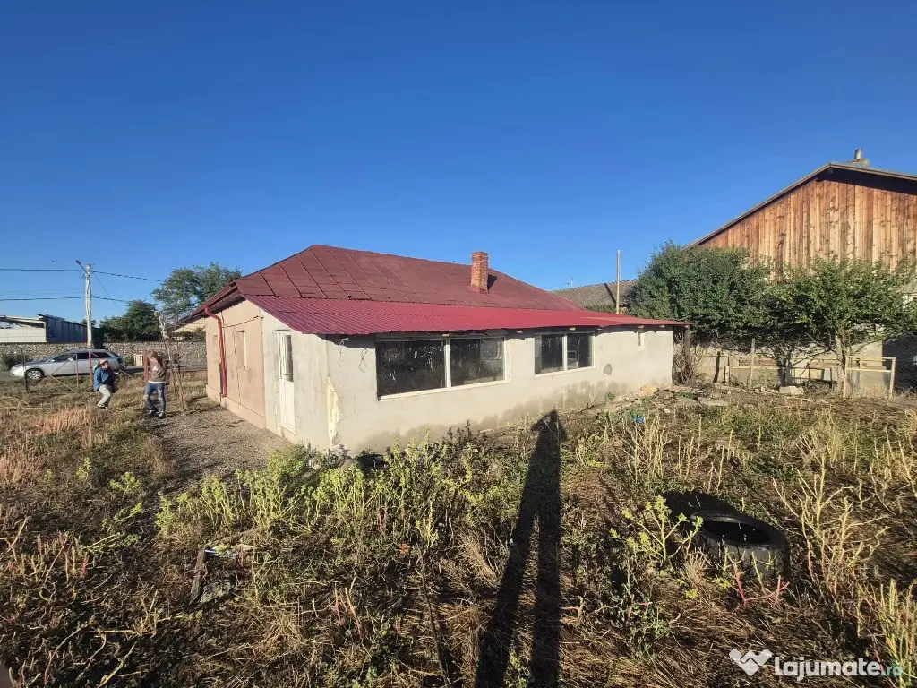 Casa si teren 3500mp in comuna Amaru/BZ ~ 4 camere ~ renovata in 2025