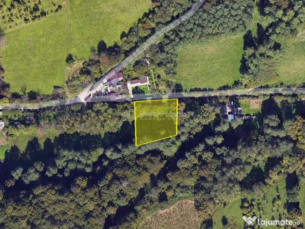 Resita, Teren Drept Intravilan, Langa Prau si Drum, 1308 Mp.