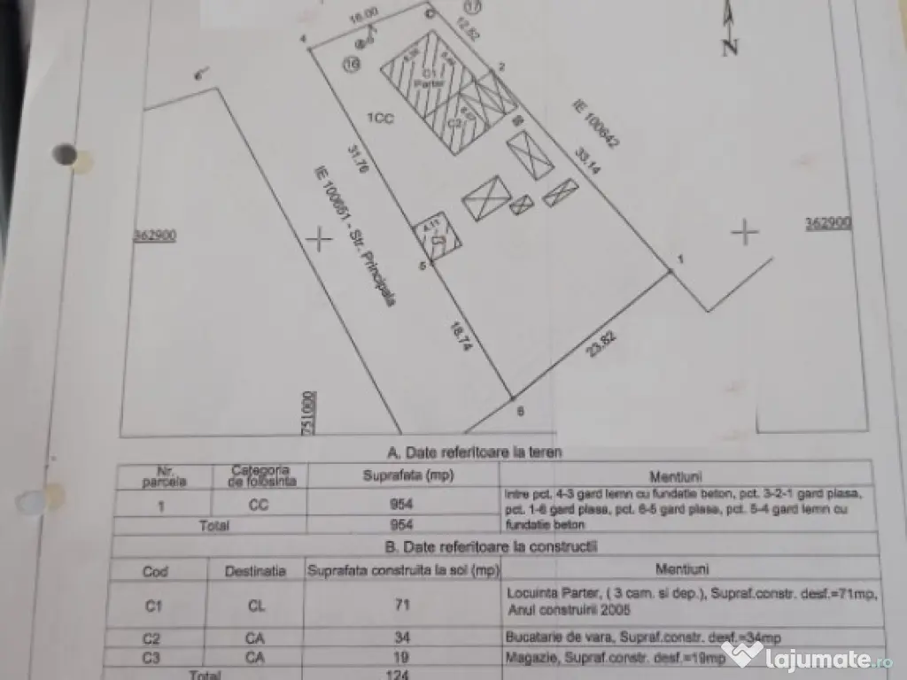 Casă de vânzare in Loc. Saraiu, Harsova