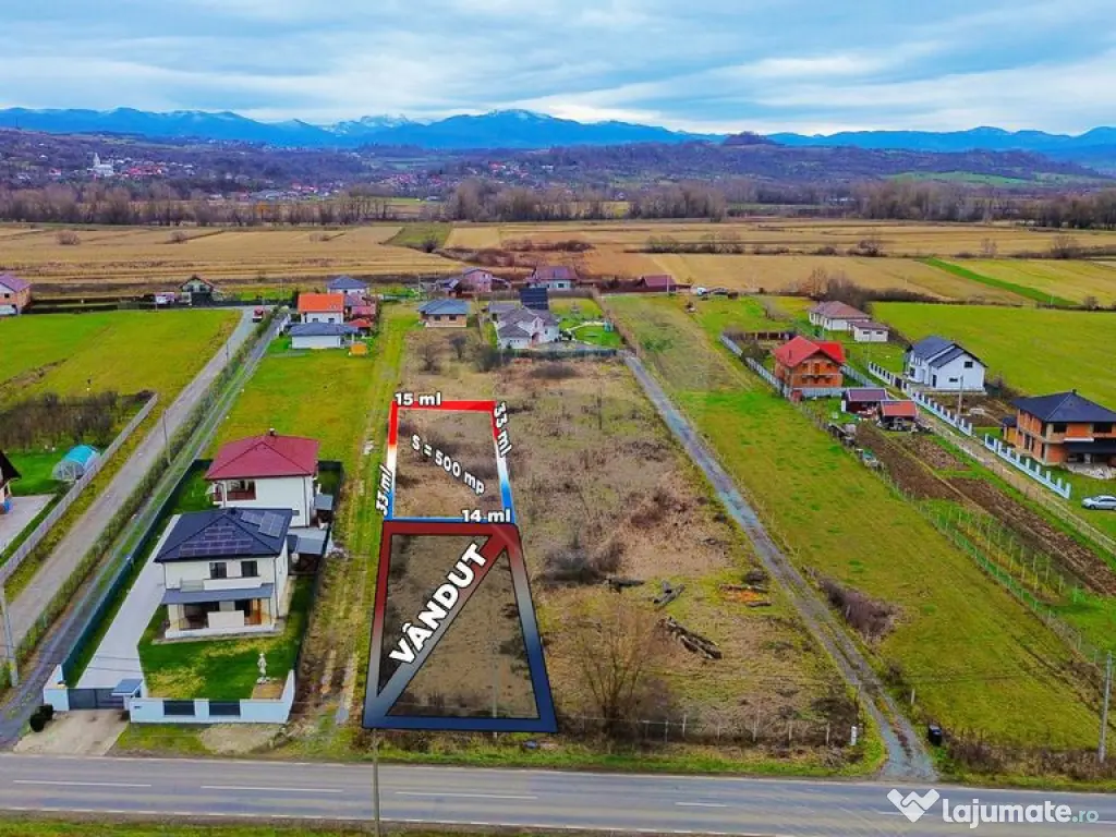 Teren de vanzare in Sacalaseni - zona case noi langa Moar... 