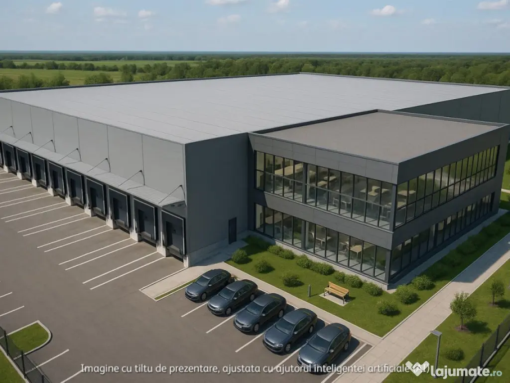 Spatii industriale si birouri 3400 mp in Popesti-Leordeni 