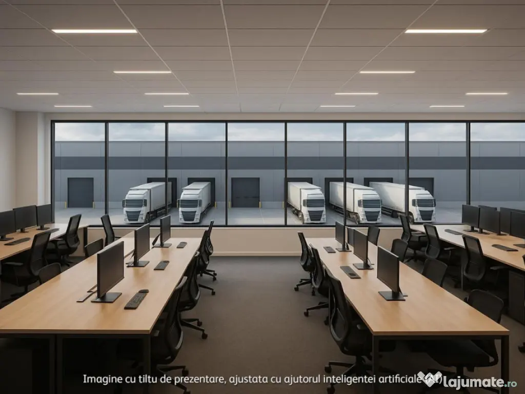 Spatii industriale si birouri 3400 mp in Popesti-Leordeni 