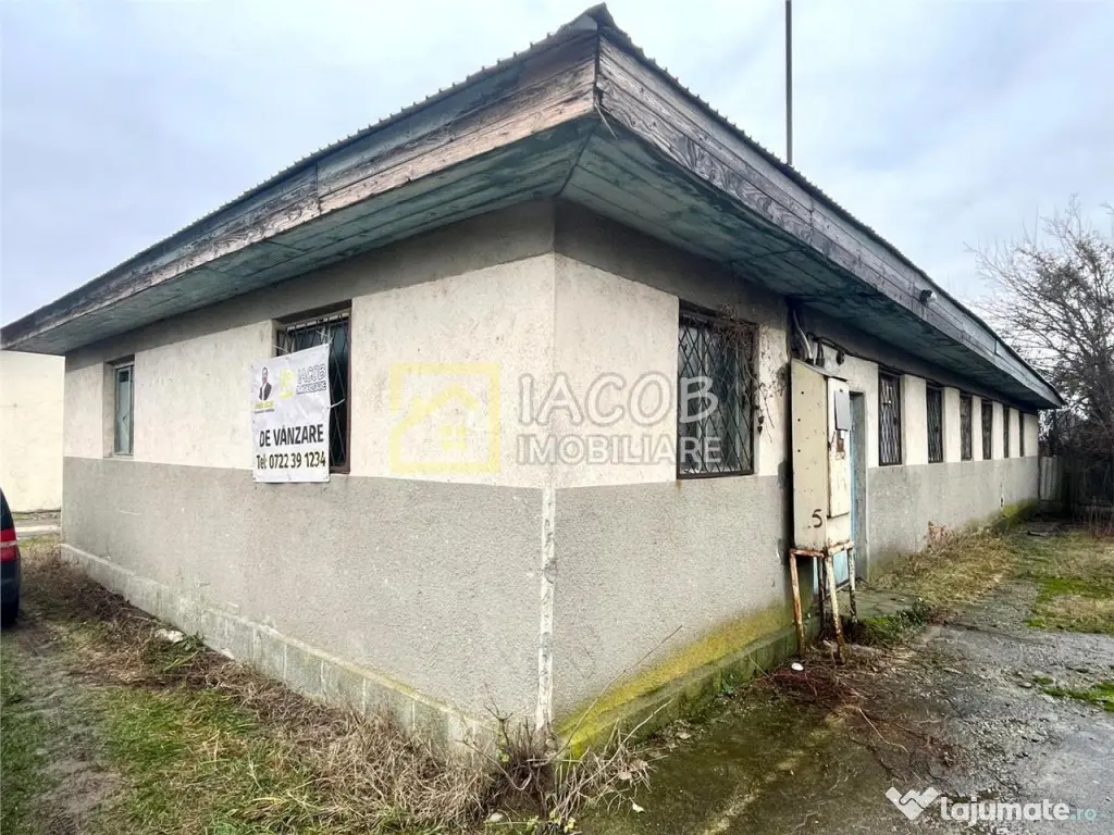 Spatiu productie (fosta moara) cu anexe, Buhoci, Bacau 