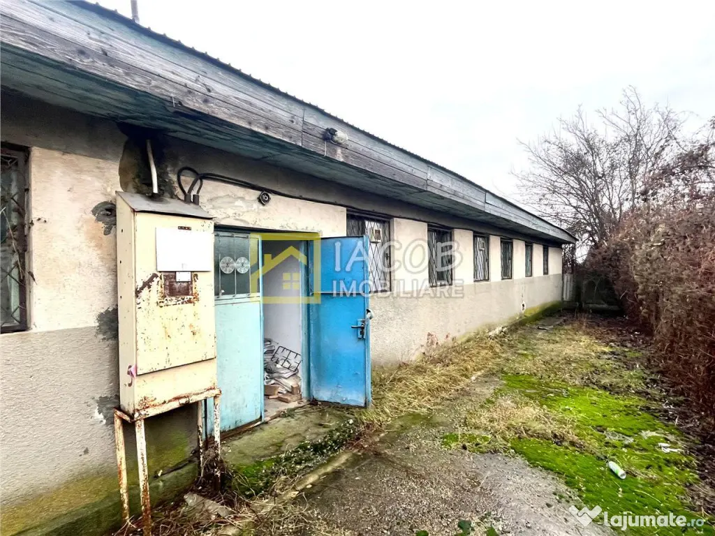 Spatiu productie (fosta moara) cu anexe, Buhoci, Bacau 