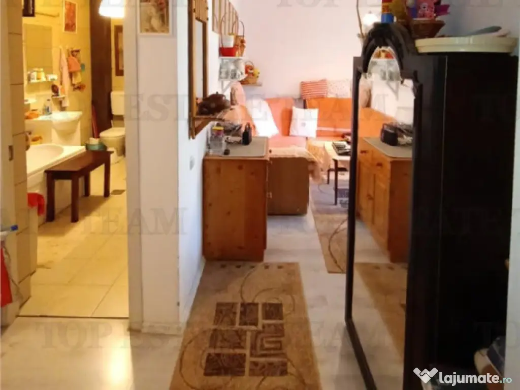 Apartament 2 camere zona Titan, curte proprie 37mp in vila 