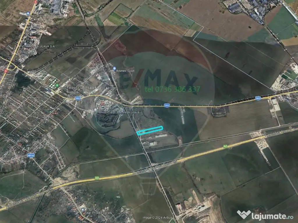 Teren intravilan, 21000 mp, Jilava-DNCB 