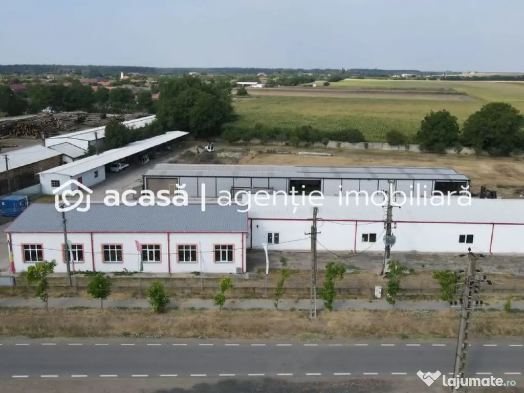Hale depozitare/producție 2.000 mp si 10.000 mp teren î...
