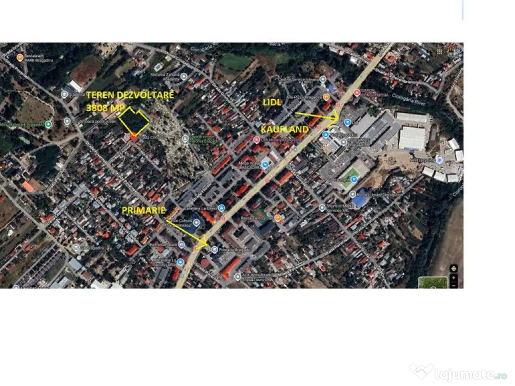 TEREN Bragadiru CENTRAL 90 euro mp 