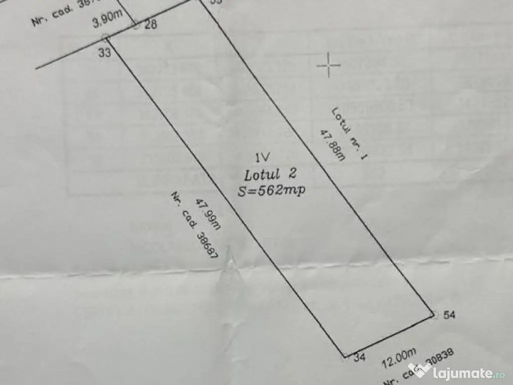 Teren intravilan - Plaiul Vulcanesti 562 mp