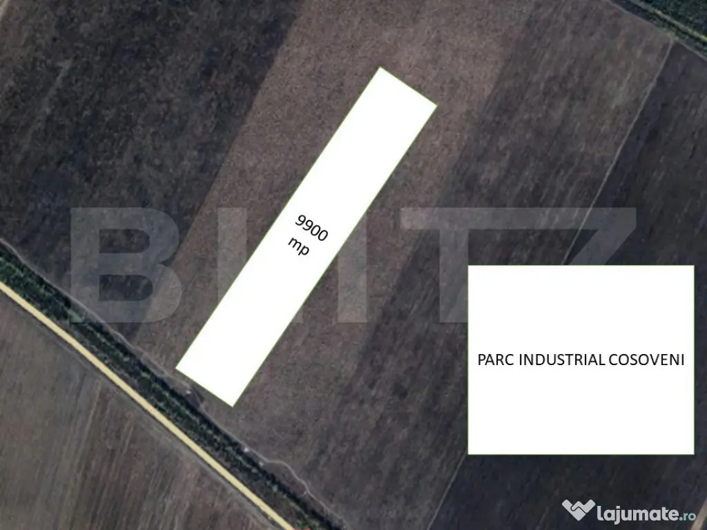 Investitie - 9957 mp langa noul PARC INDUSTRIAL COSOVENI