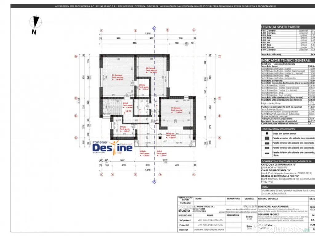 HOTEL-PENSIUNE 425 MP, 11 CAMERE, CENTRAL IASI