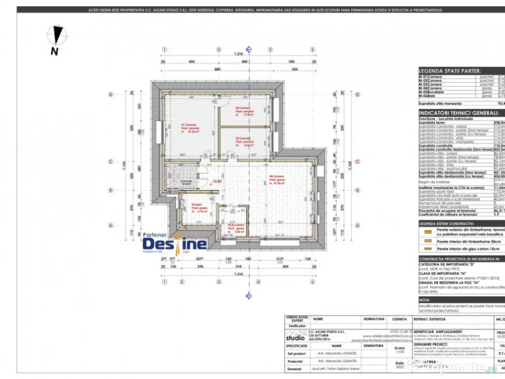 HOTEL-PENSIUNE 425 MP, 11 CAMERE, CENTRAL IASI