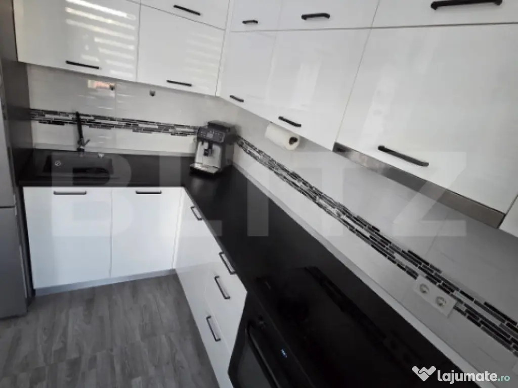 Apartament cu 3 cam, 78 mp, cu 2 bai, 2 balcoane si 2 parcar