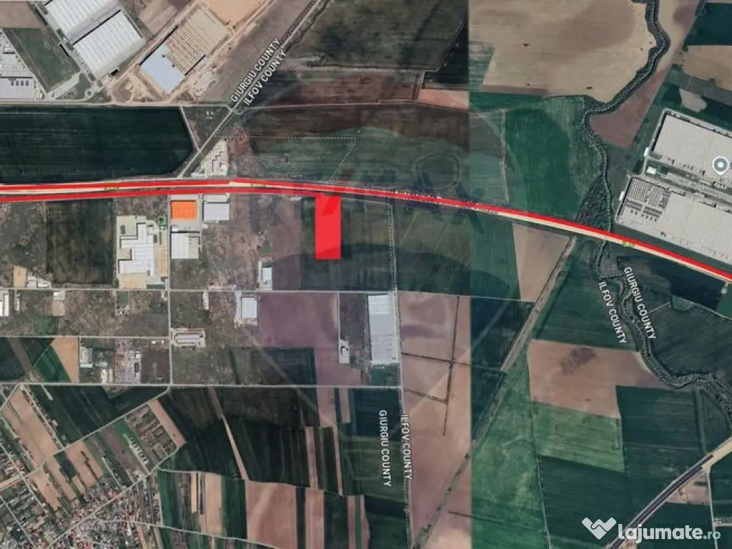 Teren intravilan 4 ha, pentru logistică sau depozitare ?... 