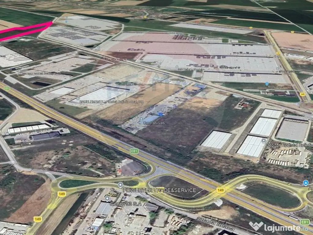 Teren intravilan 93,000mp / Autostrada A1/km 23 