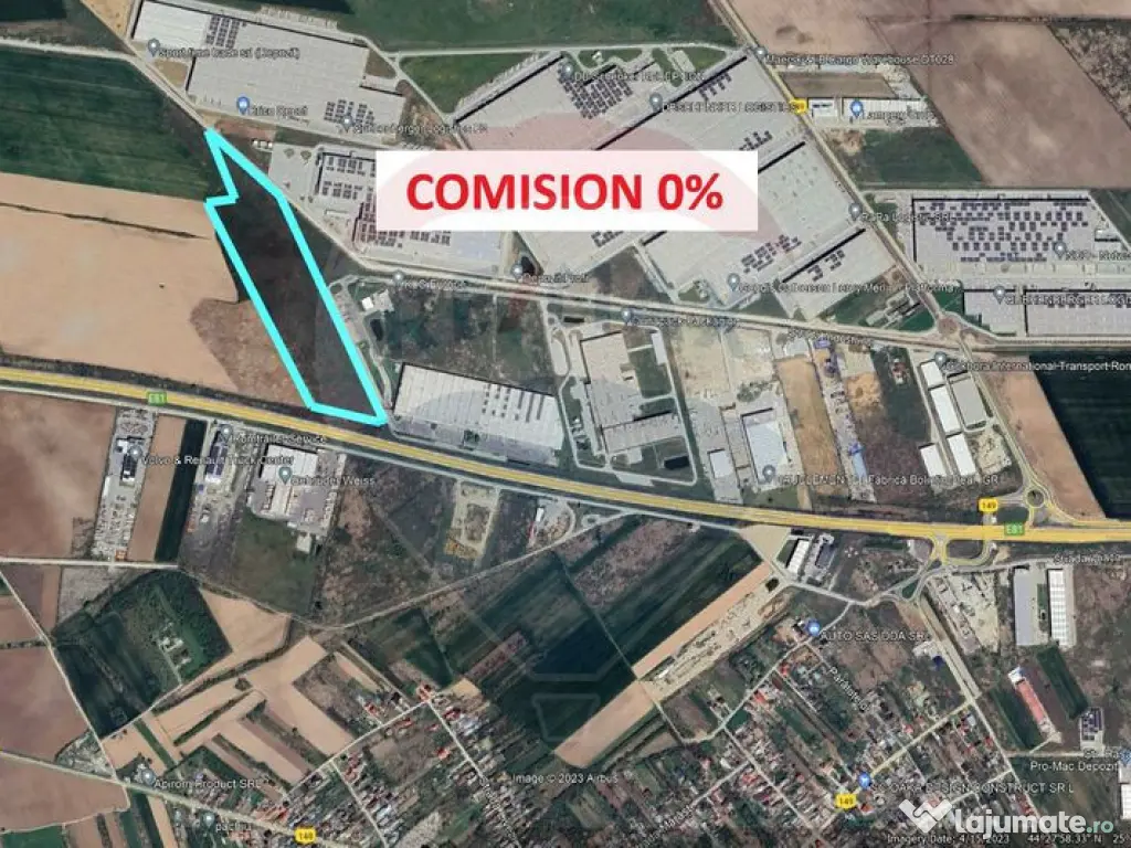 Teren intravilan 93,000mp / Autostrada A1/km 23