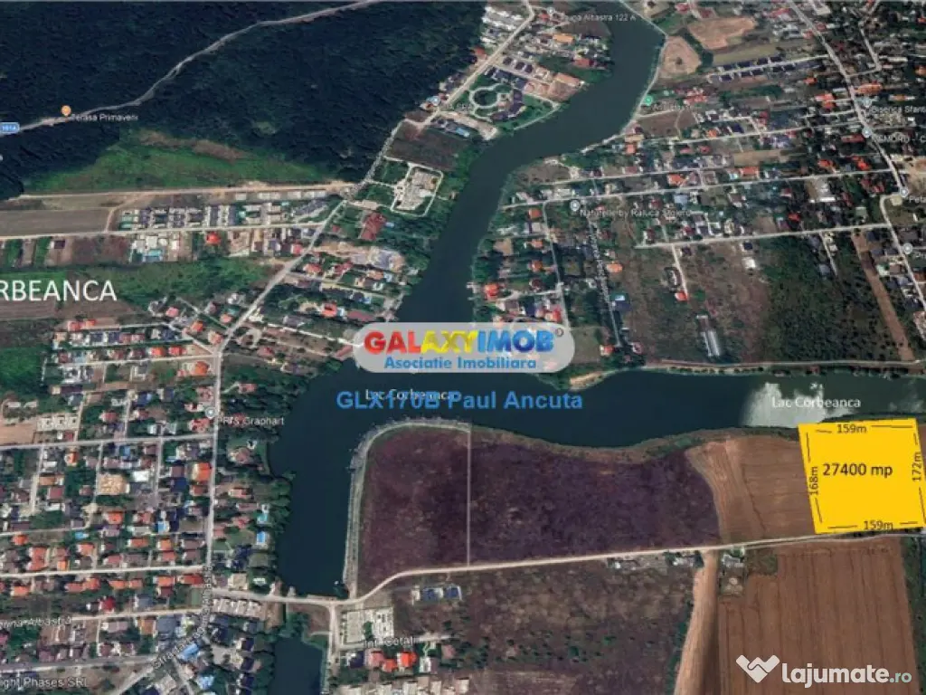 Teren Lac Corbeanca 13000 mp zona Centrala 