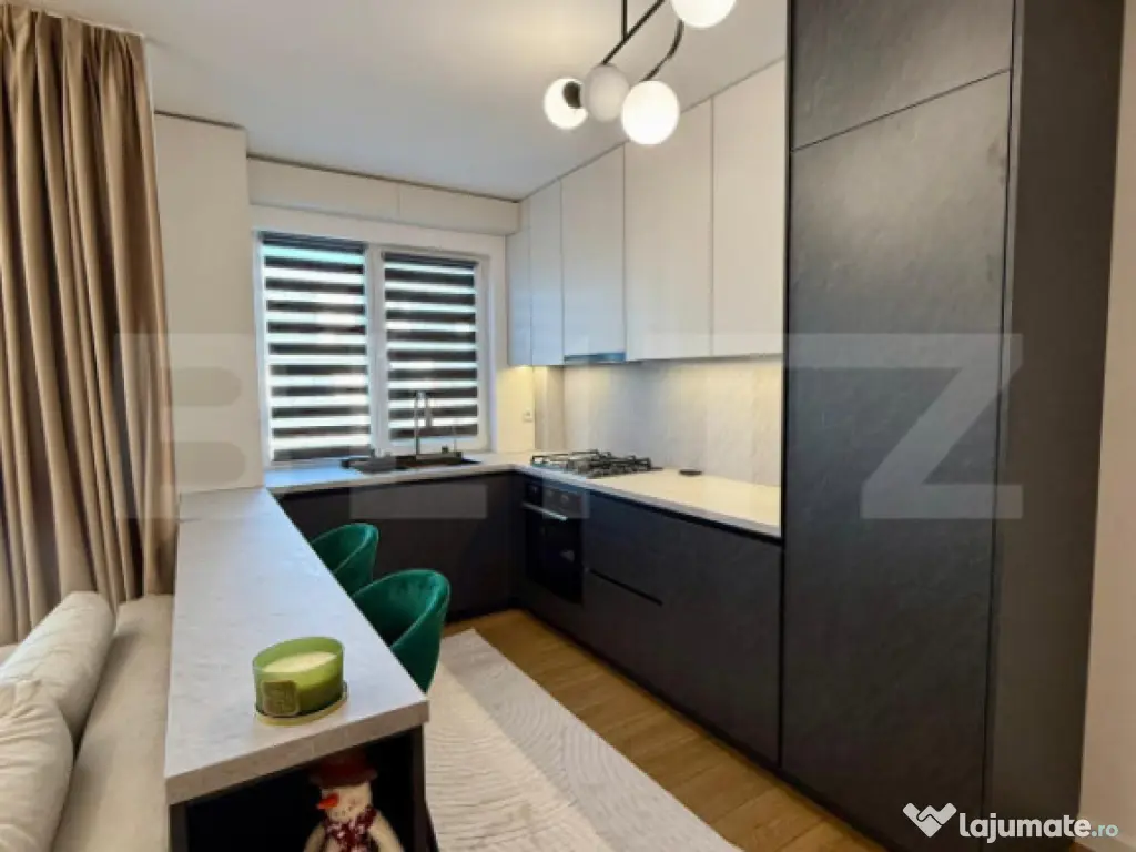 Apartament nou, 58 mp utili, incalzire in pardoseala, lift,