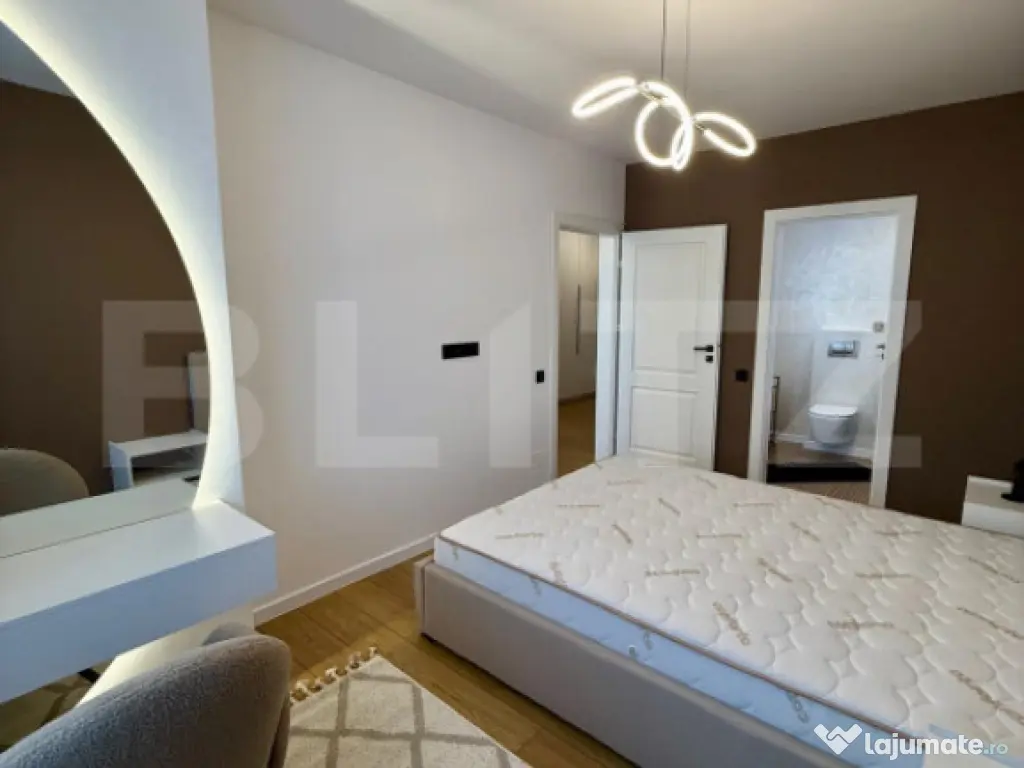 Apartament nou, 58 mp utili, incalzire in pardoseala, lift,