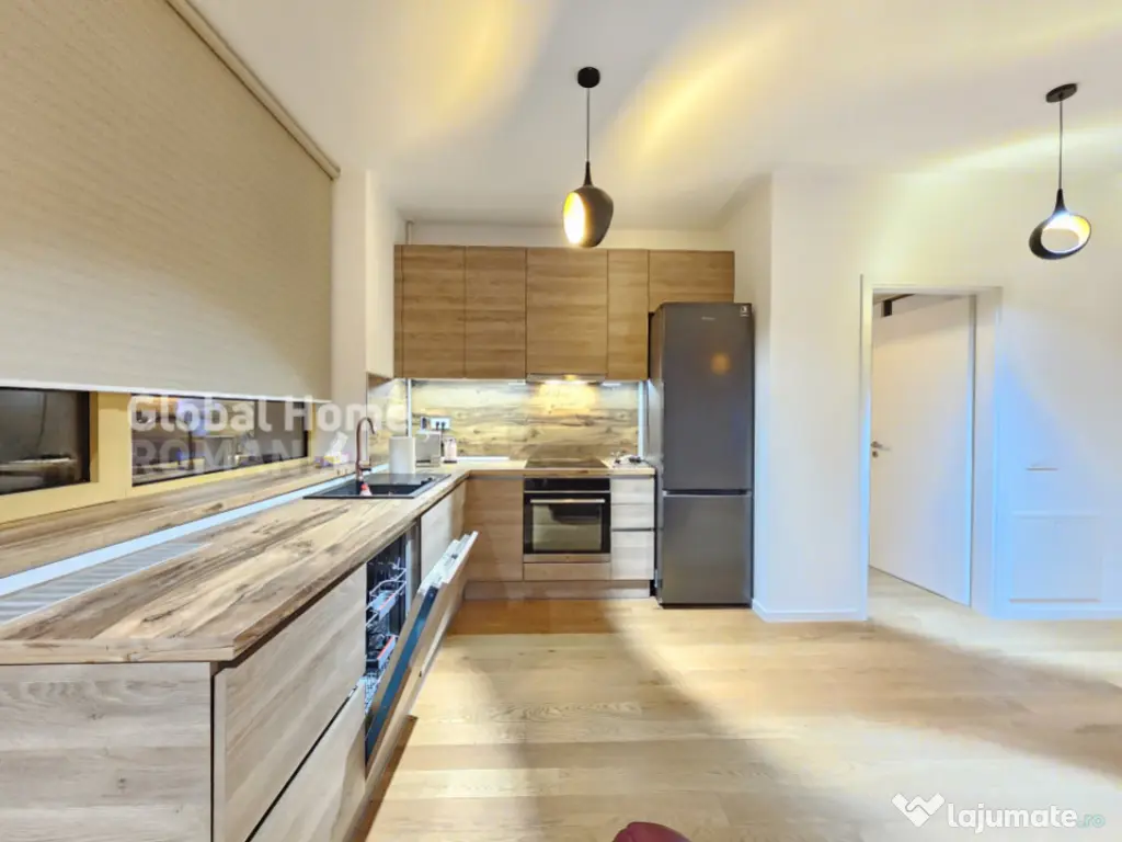 Apart 2 camere 60m2 + Gradina 30m2 | Aviatiei Park - 2 Bai | 