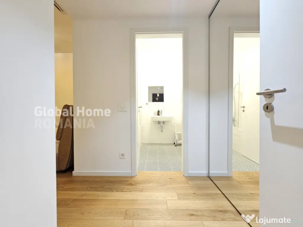 Apart 2 camere 60m2 + Gradina 30m2 | Aviatiei Park - 2 Bai | 