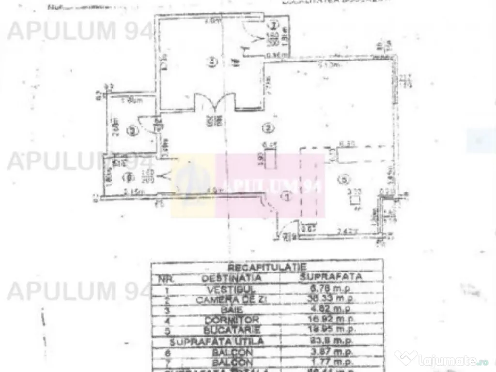 Apartament 2 camere Universitate. 
