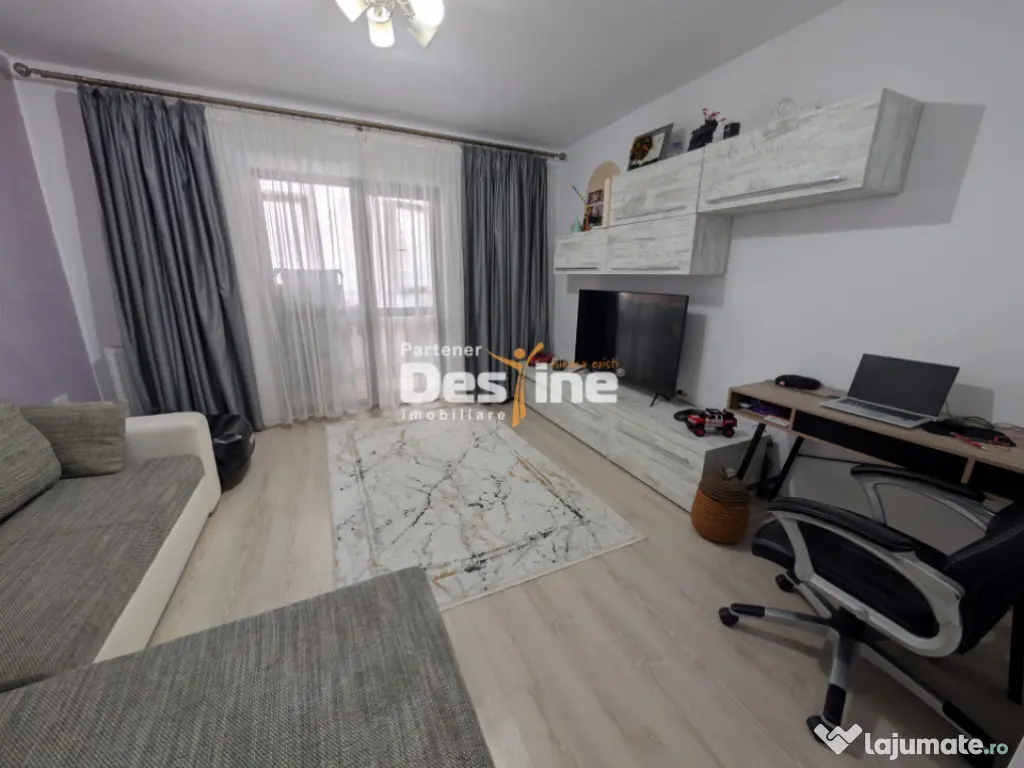Apartament 2 camere decomandat 59 mp mobilat utilat geam la 