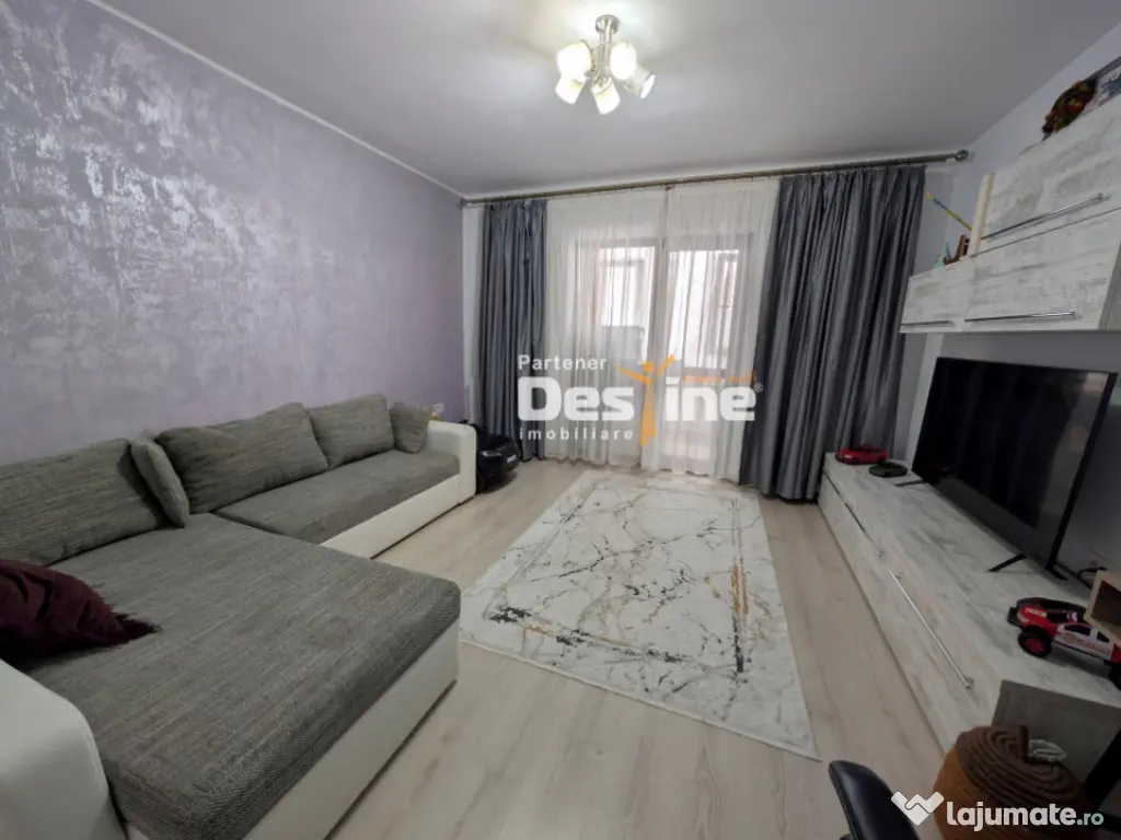 Apartament 2 camere decomandat 59 mp mobilat utilat geam la 