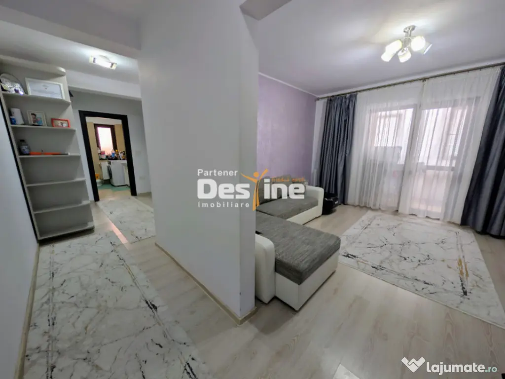 Apartament 2 camere decomandat 59 mp mobilat utilat geam la 