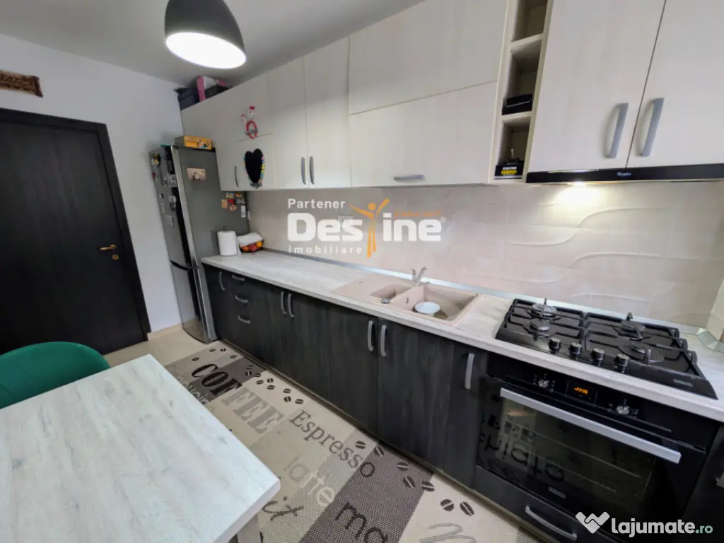 Apartament 2 camere decomandat 59 mp mobilat utilat geam la 